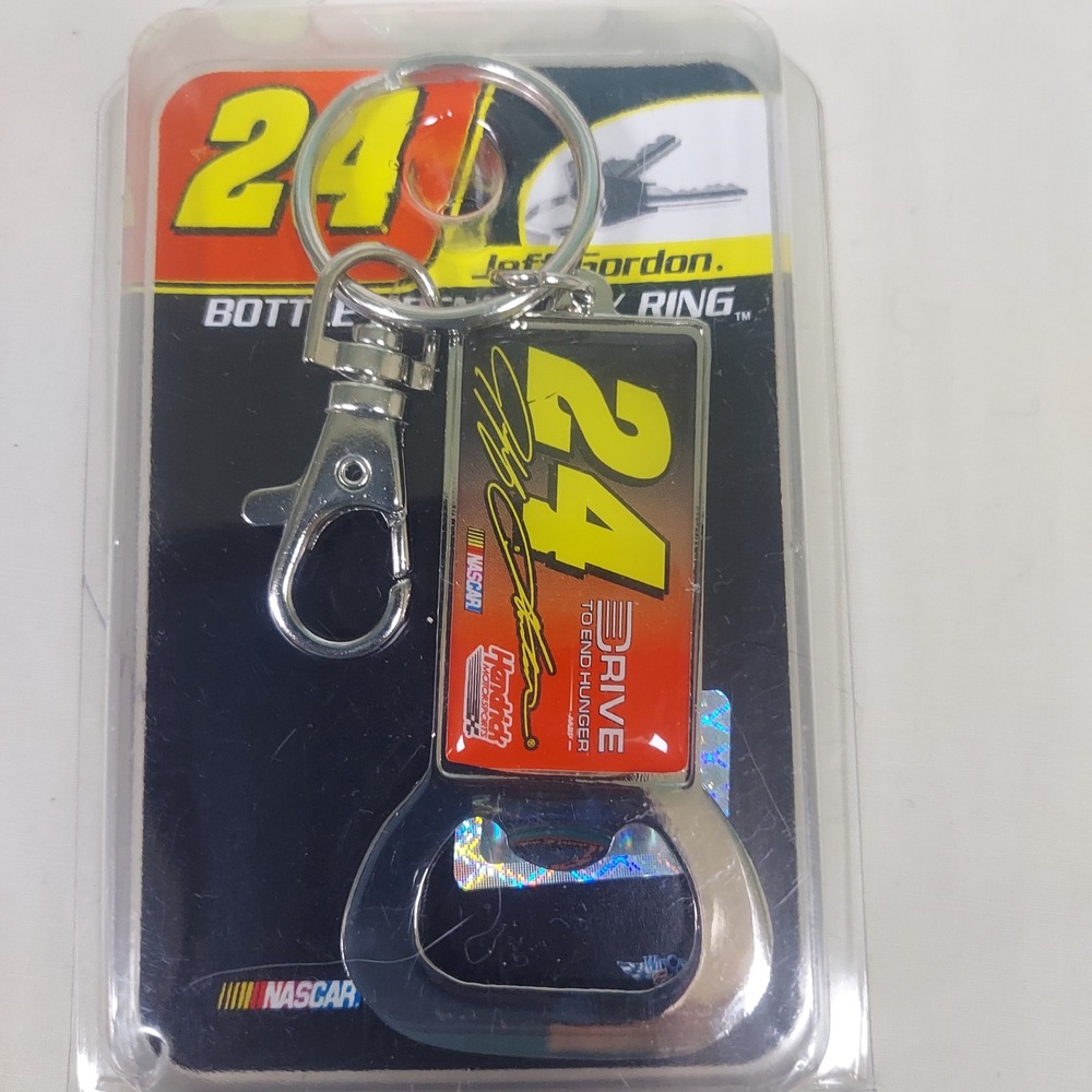 Wincraft Jeff Gordon 24‎ NASCAR Bottle Opener Keychain Key Ring